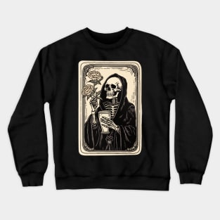 Skeleton Tarot Card Crewneck Sweatshirt